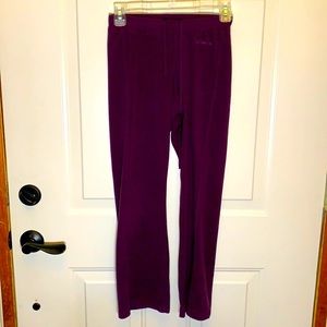 Columbia purple fleece pants. 10/12 youth size.
